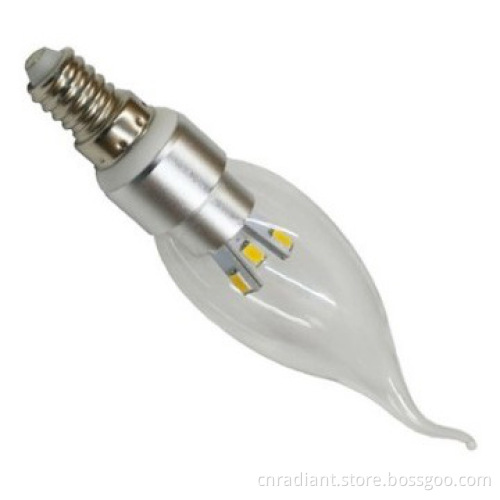 LED Candle Light,LED Bulb,4w, E27/E14 base,CE warrant two years